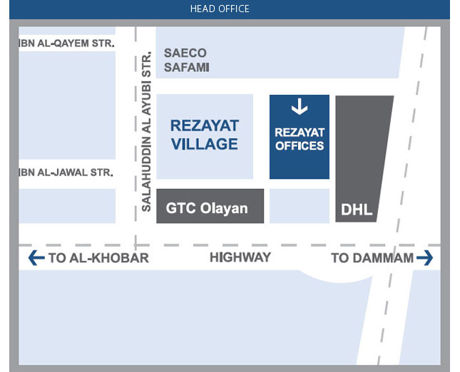 Al-Khobar office map